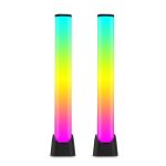 Smart RGB Light Bars, Leereel LED Gaming Lights, TV Ambient Backlight - 118 Scene Modes & 4 Music Modes, Bluetooth APP Control, RGB Color Light Bar each